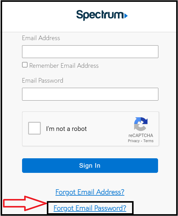 reset roadrunner email password