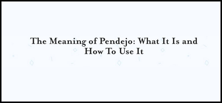 What is the Meaning of Pendejo