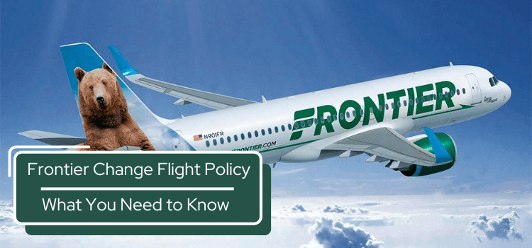 frontier airlines change flight